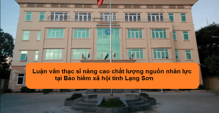 Luận văn thạc sĩ nâng cao chất lượng nguồn nhân lực tại Bảo hiểm xã hội tỉnh Lạng Sơn
