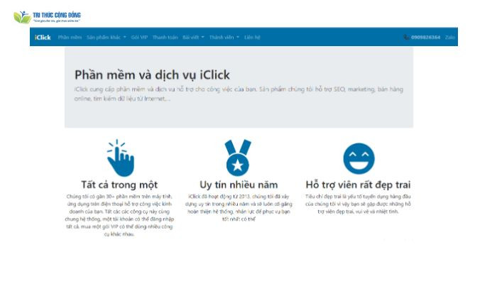 Phần mềm marketing facebook iClick