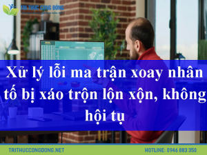 Cách chạy ma trận xoay trong SPSS chuẩn xác