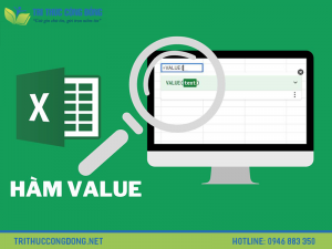 VALUE là gì? Cách dùng hàm VALUE trong Excel