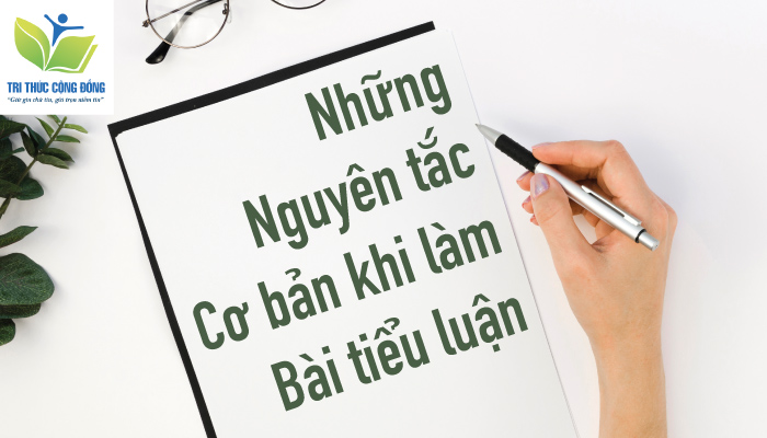 Những nguyên tắc cơ bản khi làm bài tiểu luận