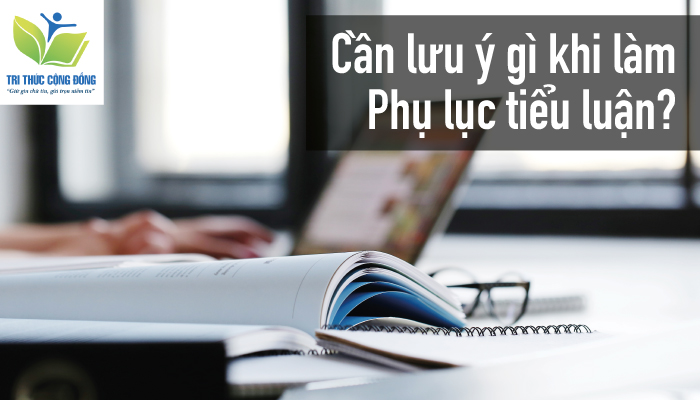 Cần lưu ý gì khi làm phụ lục tiểu luận?