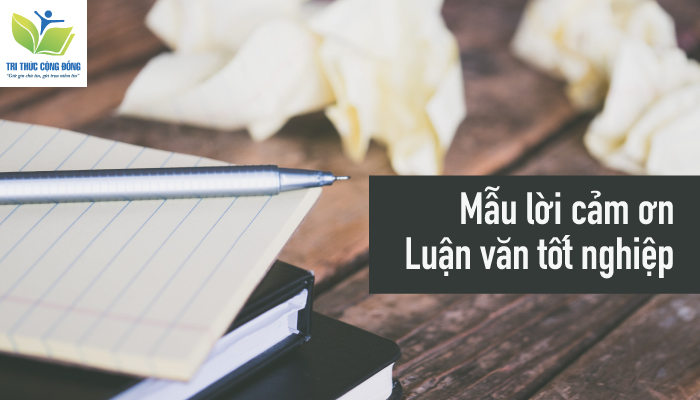 Mẫu lời cảm ơn luận văn tốt nghiệp