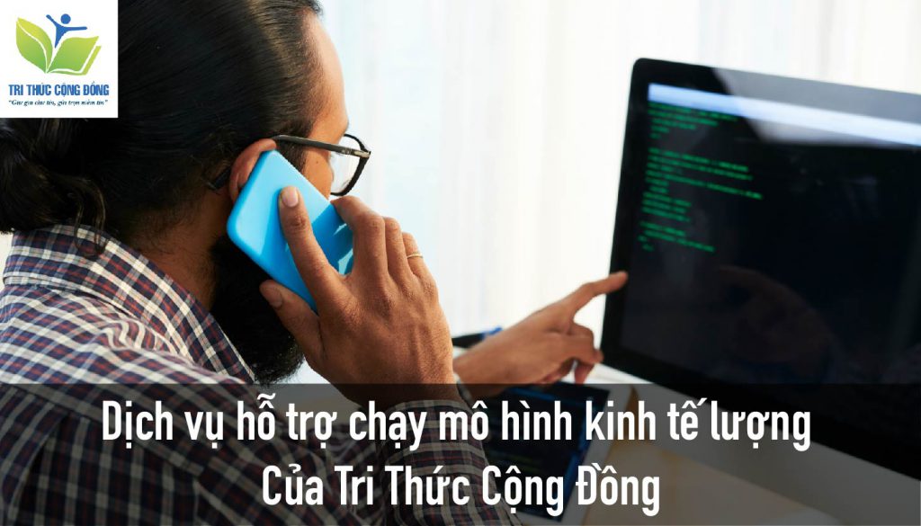 Dịch vụ hỗ trợ chạy mô hình kinh tế lượng của Tri Thức Cộng Đồng
