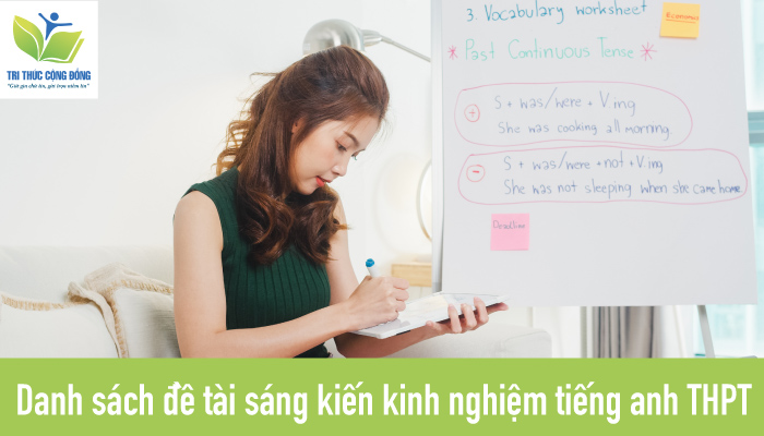 Hình ảnh Danh sách đề tài sáng kiến kinh nghiệm tiếng anh THPT